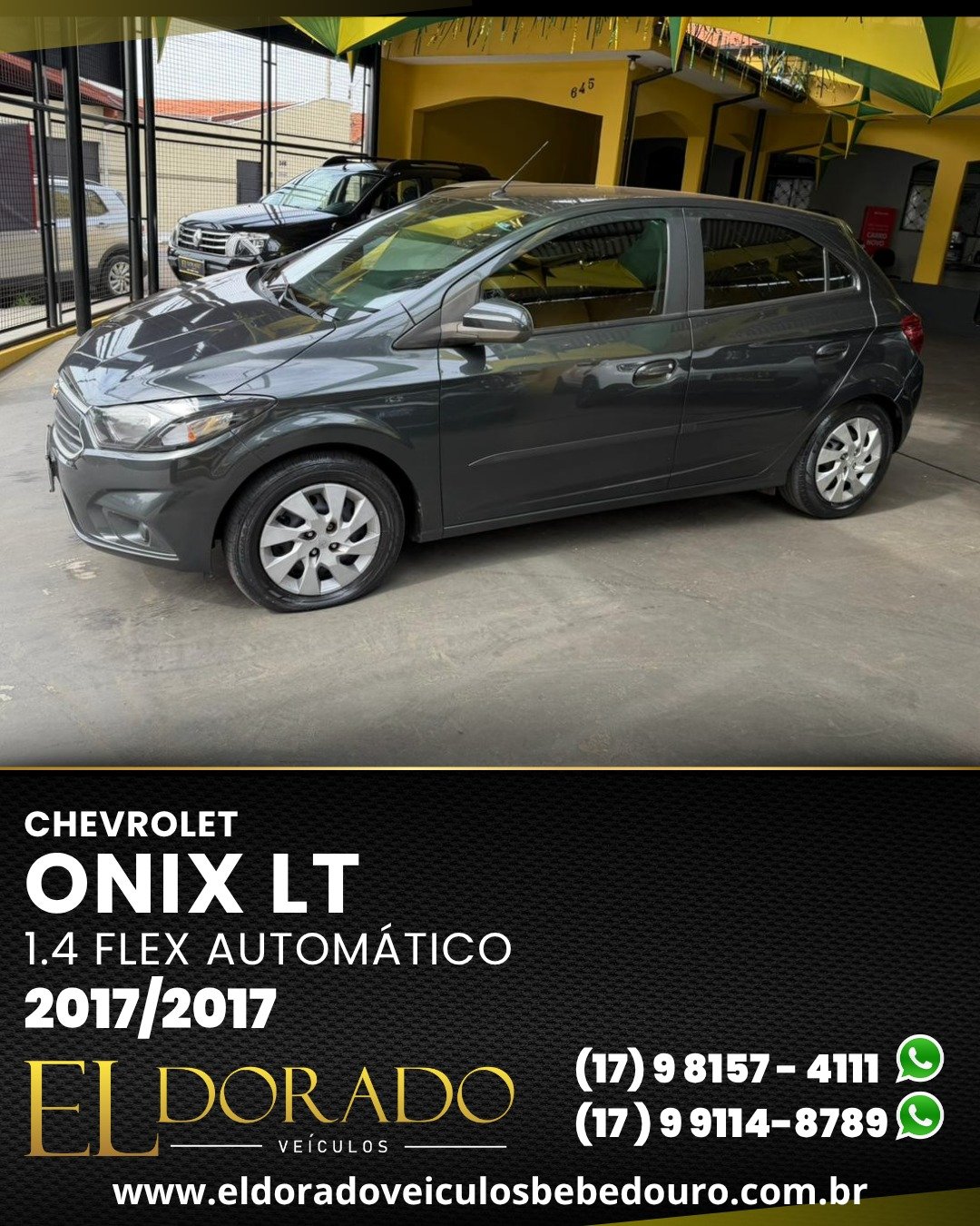 Vanessa Rodrigues Facebook ad: 2017 Chevrolet Onix LT 1.4 Automático