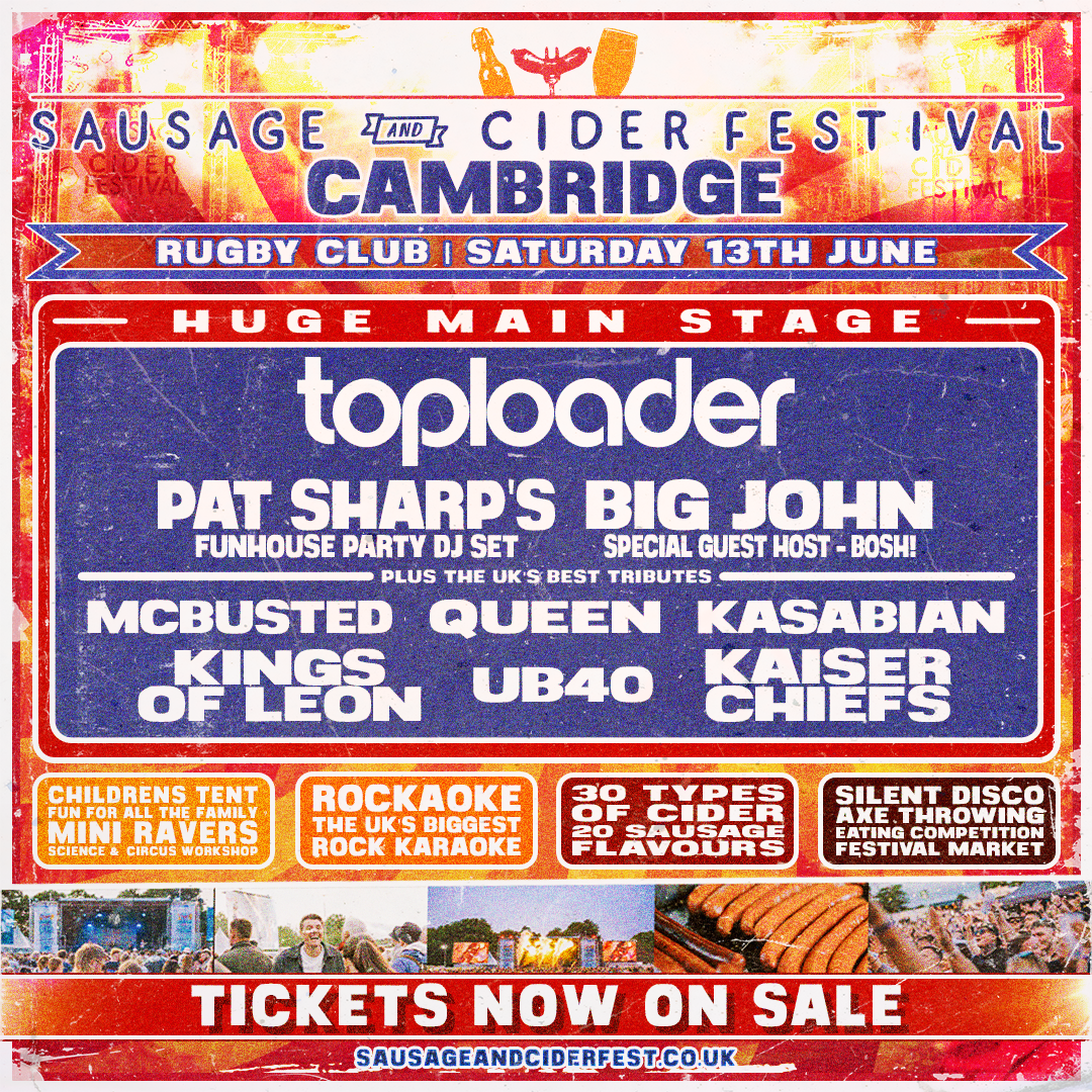 Sausage and Cider Festival - Cambridge Facebook ad: Sausage and Cider Festival - Cambridge 2026