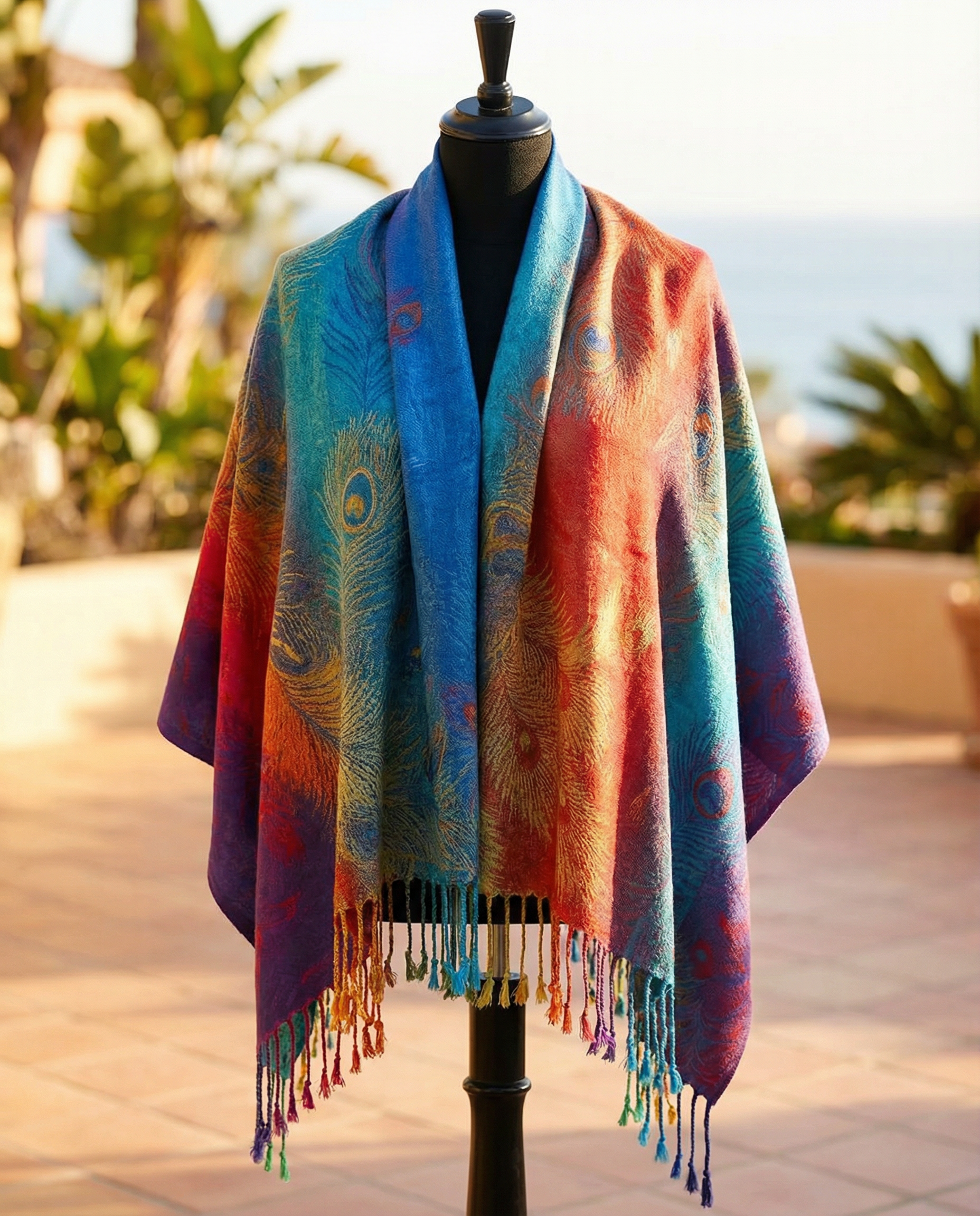Harper Heights. Facebook ad: Boho Cashmere Wrap