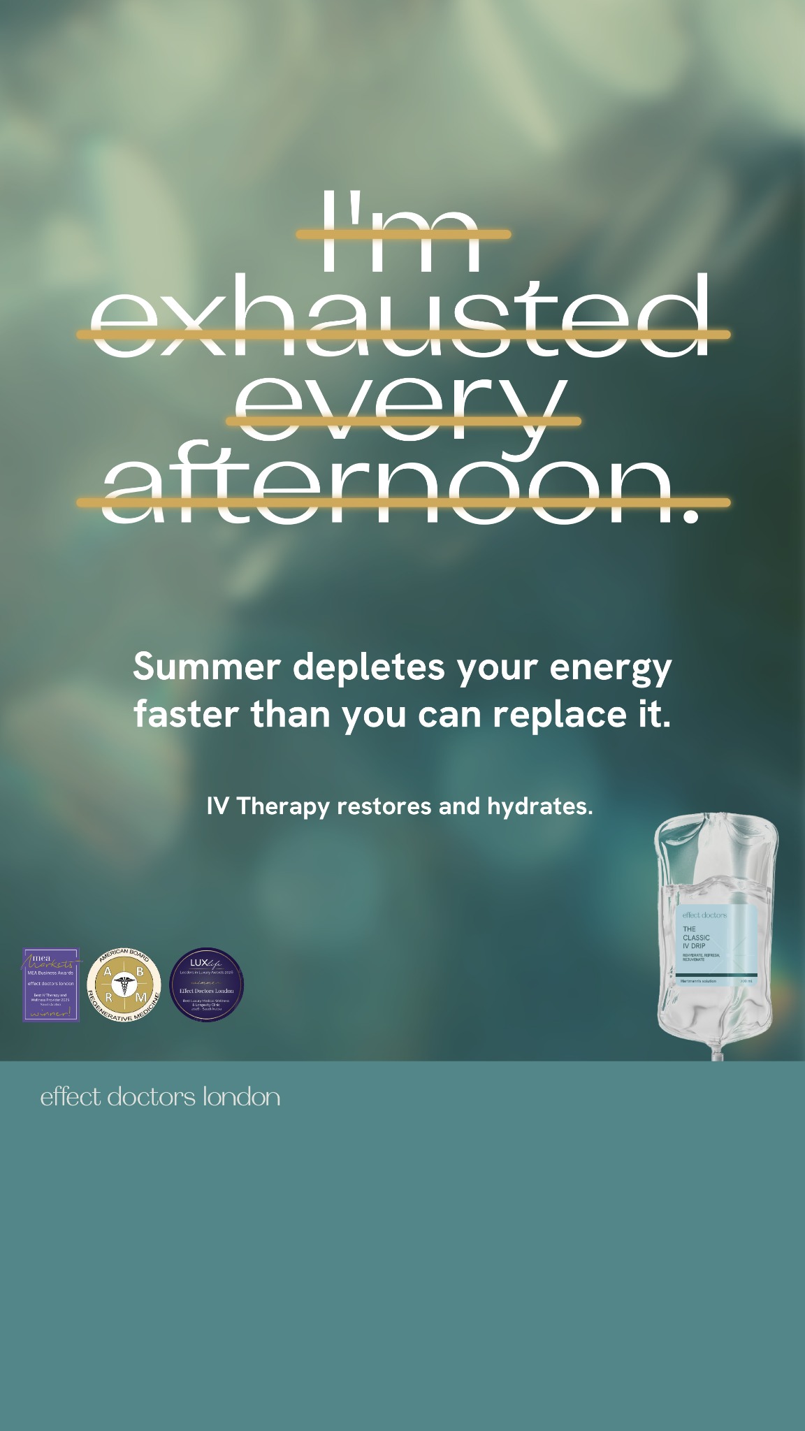 Effect Doctors London Facebook ad from Jul 29, 2026