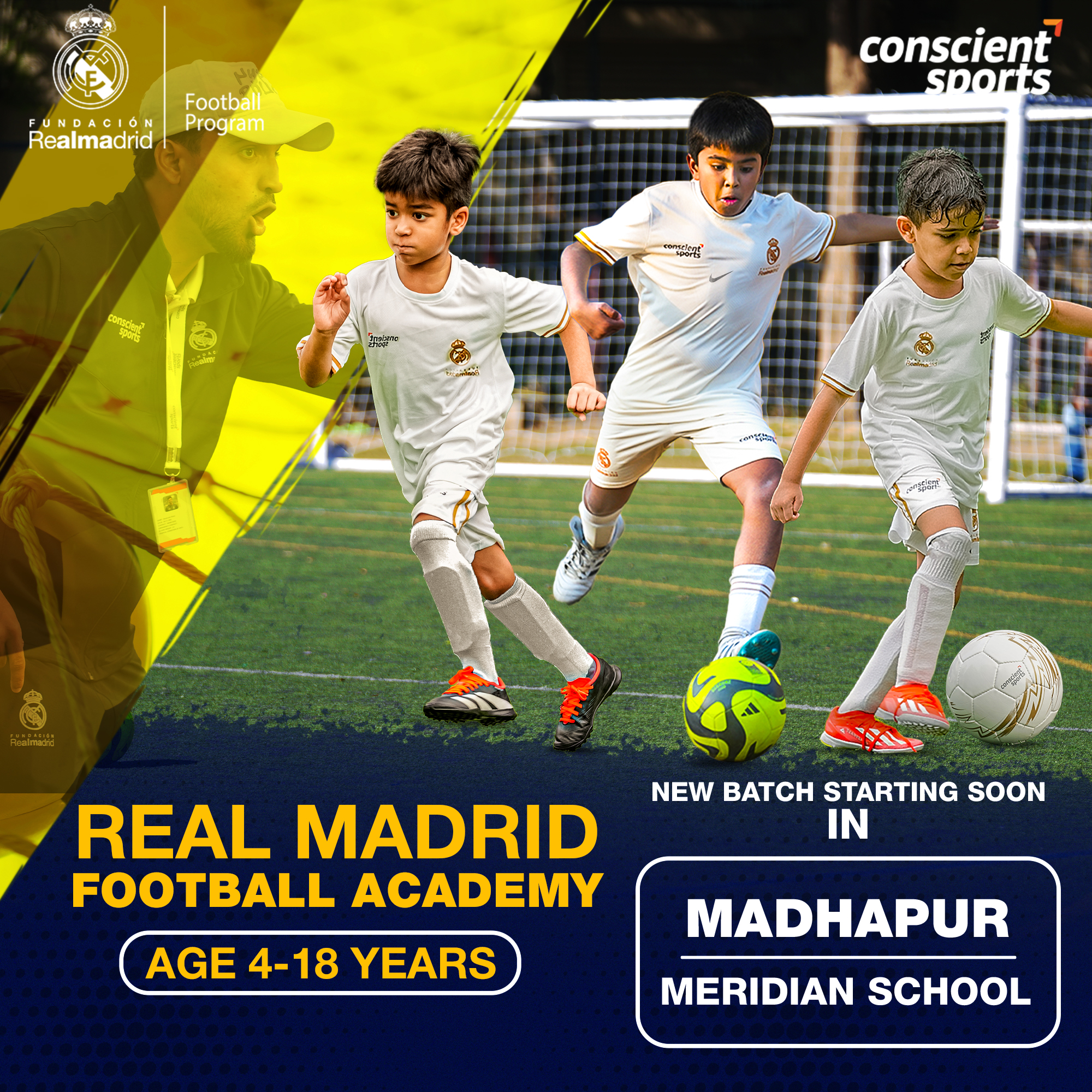 RMF India - Partner Conscient Sports Facebook ad