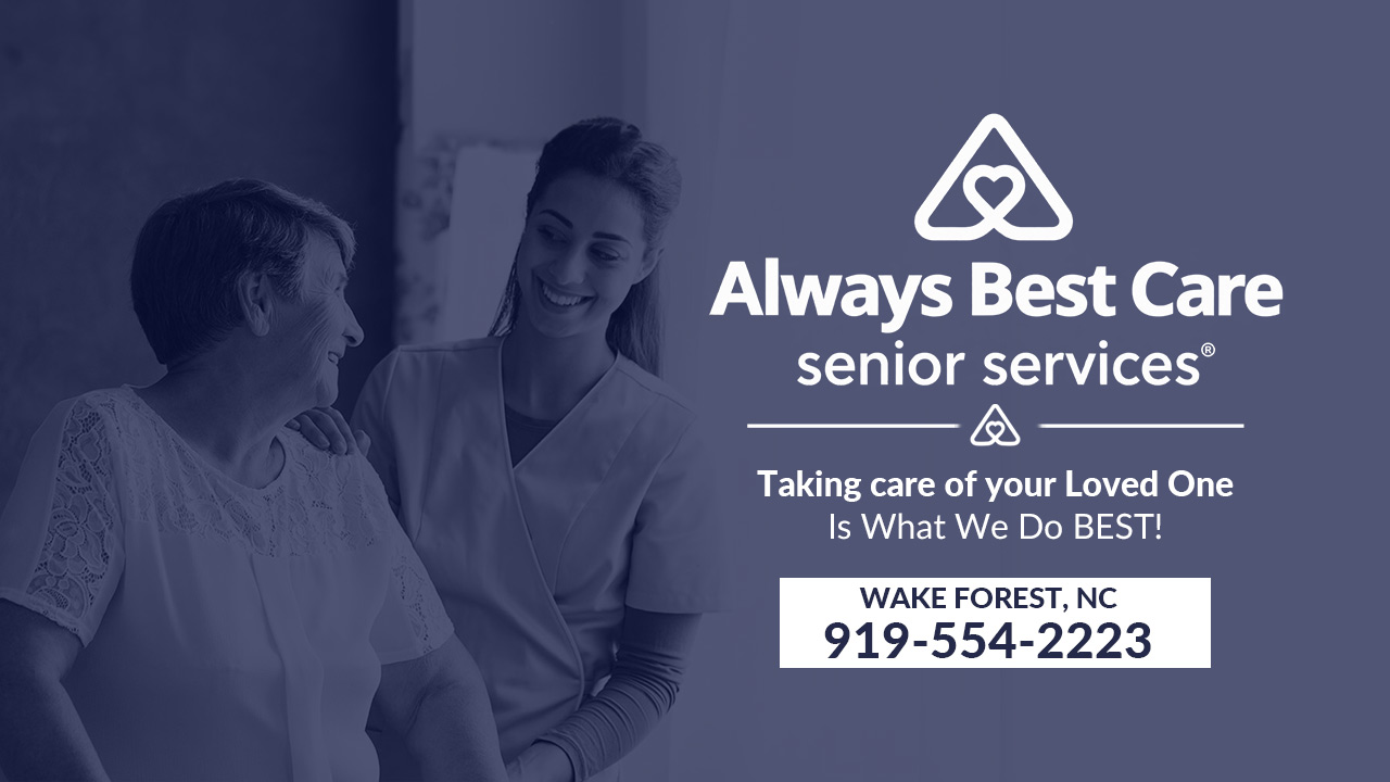 Always Best Care at Wake Forest, N. Raleigh, Wilmington, & Johnston County Facebook ad: Compassionate Care At Home