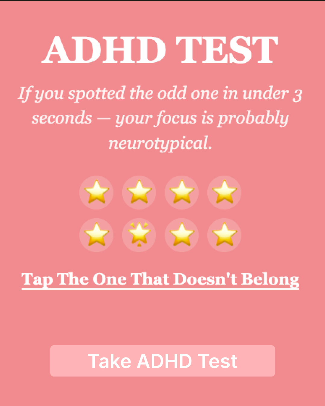 Personality Test: Created by Experts  Facebook ad