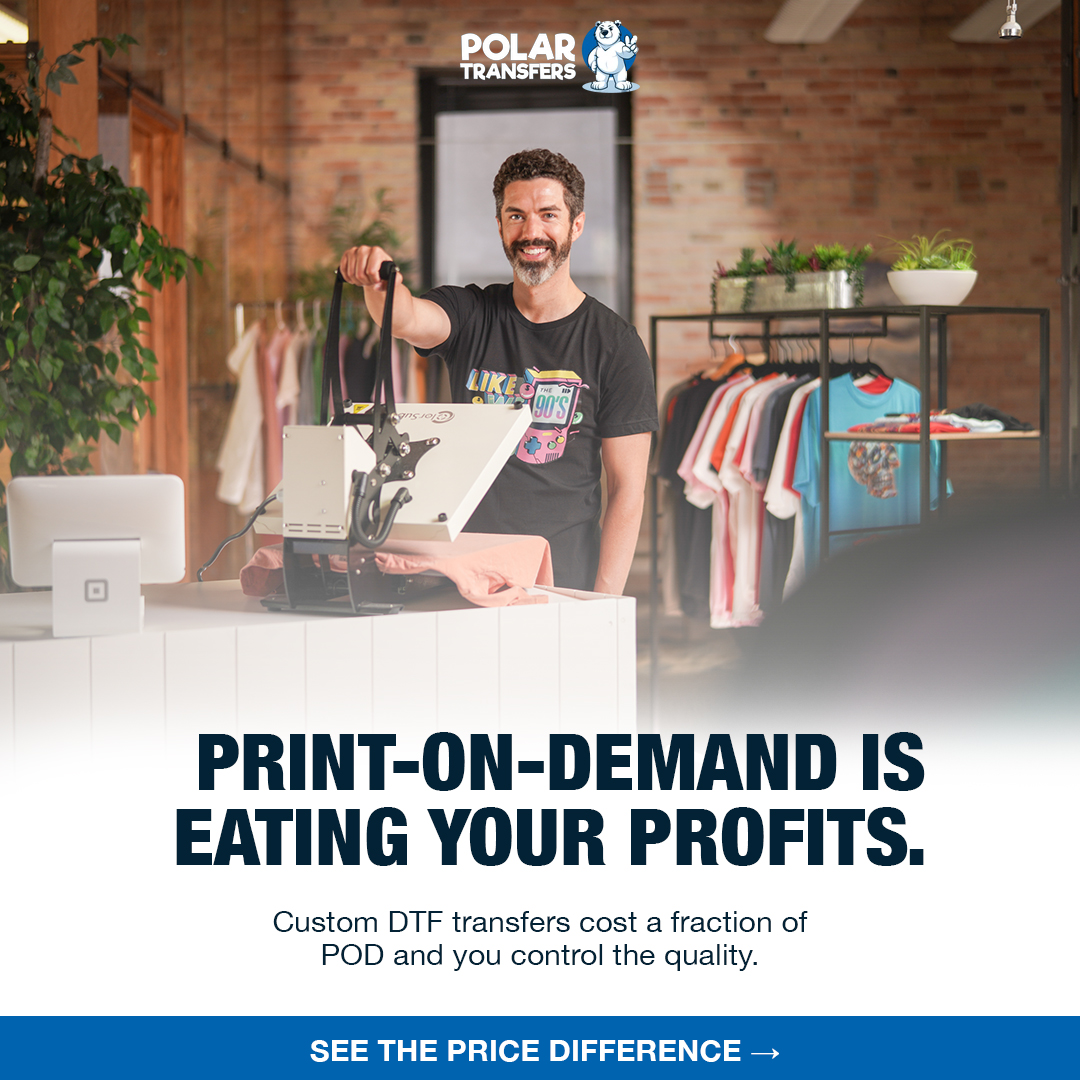 Polar Transfers Facebook ad: Print Like a Pro, No Printer Needed