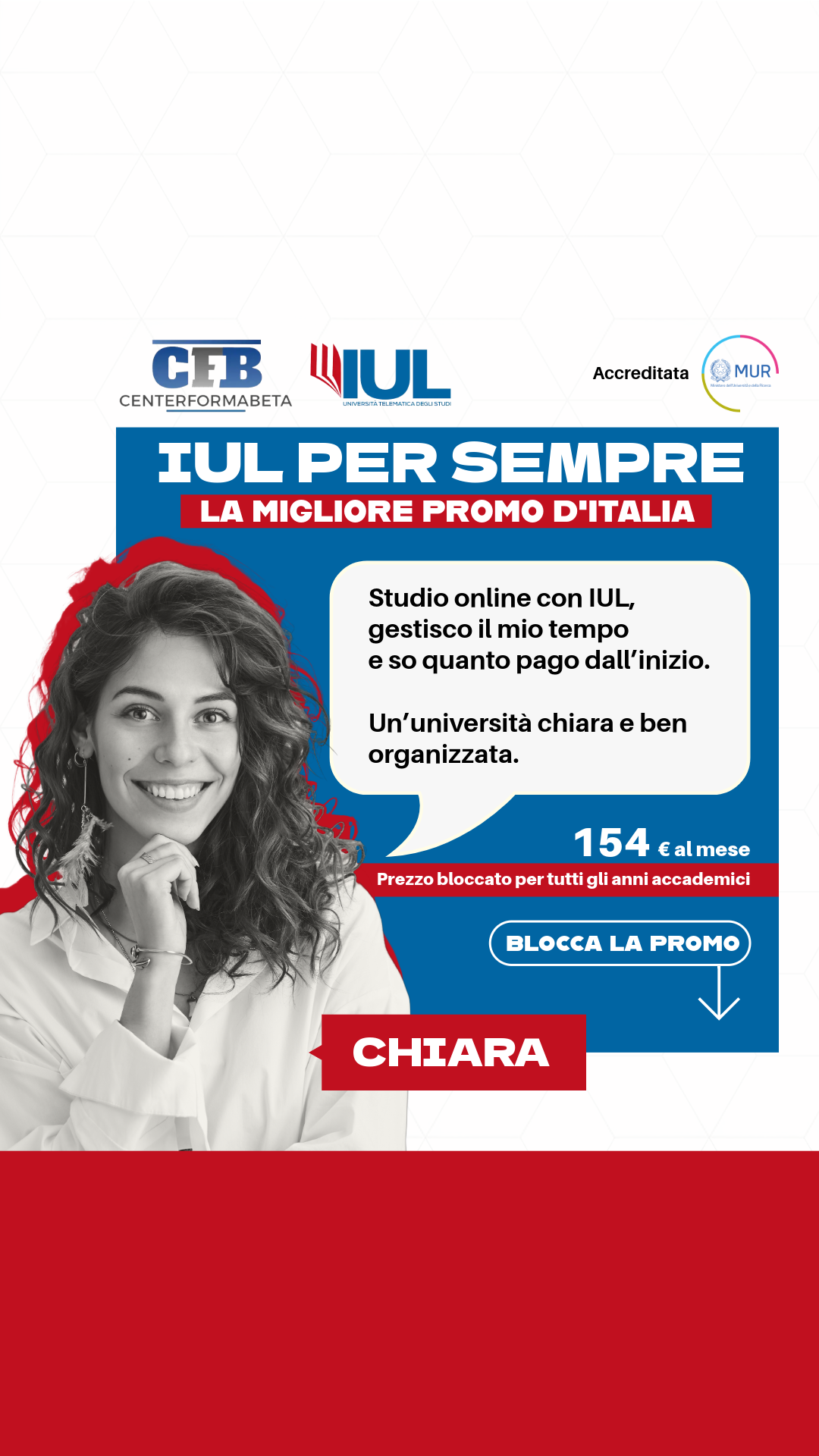 IULuniversitàCFbeta Facebook ad