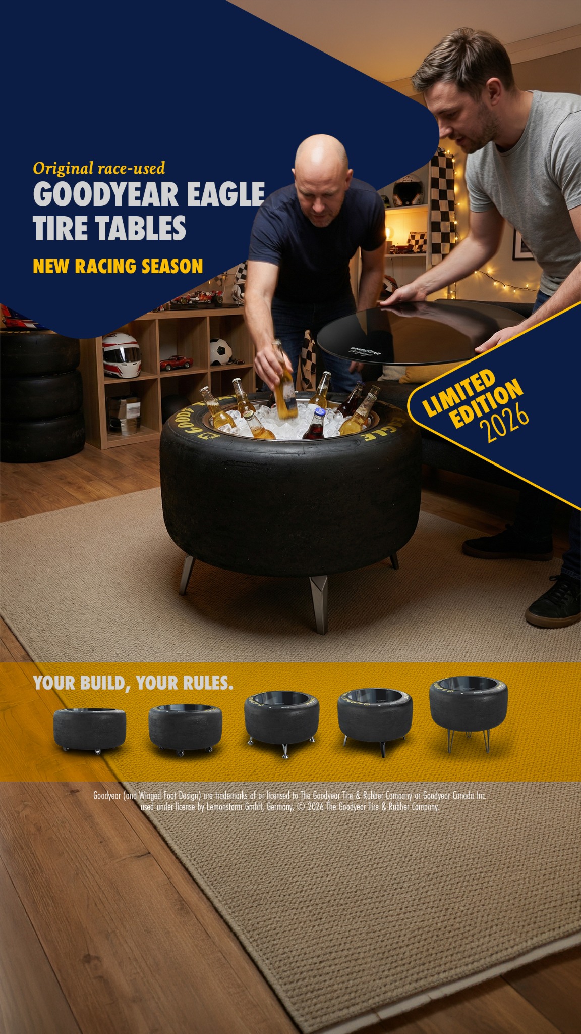 Goodyear Store Europe Facebook ad from May 14, 2026