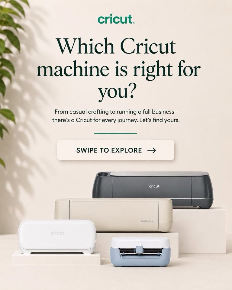 Cricut Philippines Facebook ad: Not sure which Cricut machine is right for…