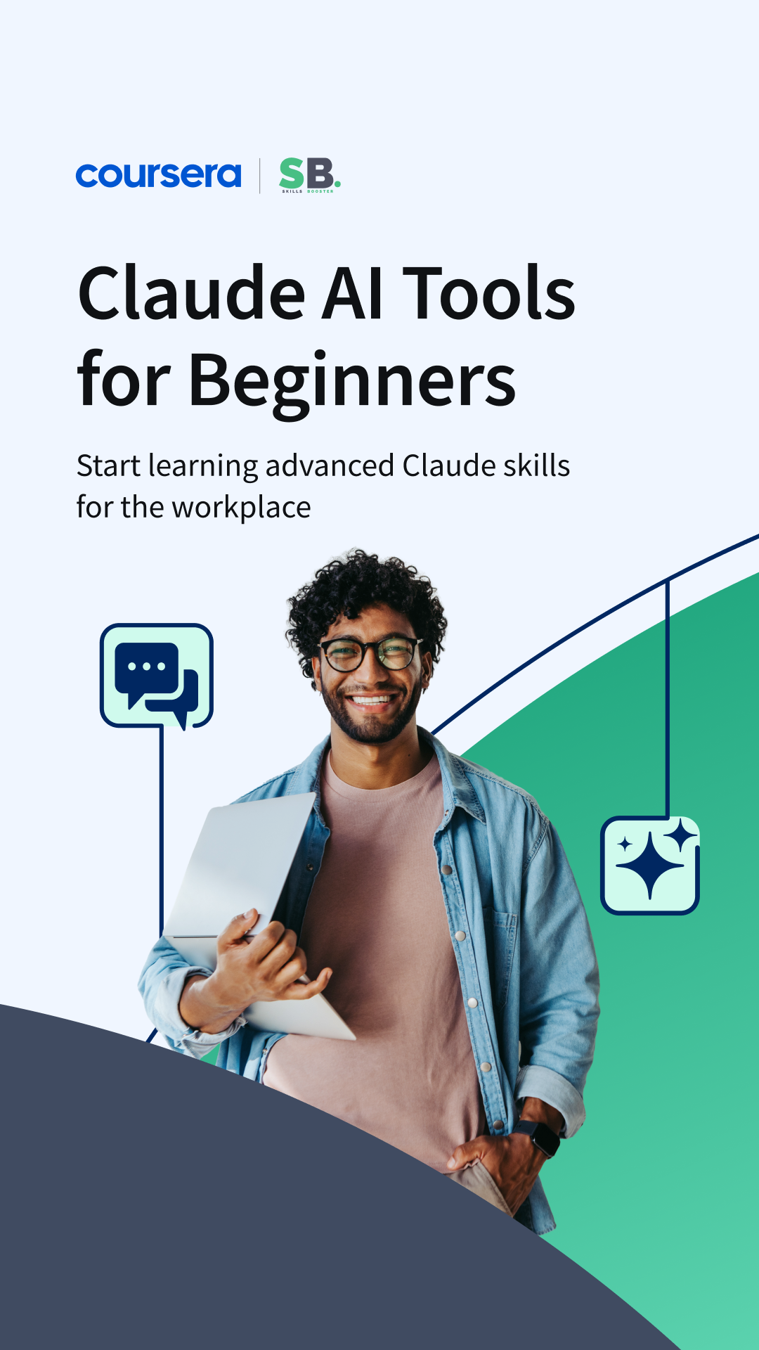 Coursera Facebook ad: Advanced Claud skills for the workplace