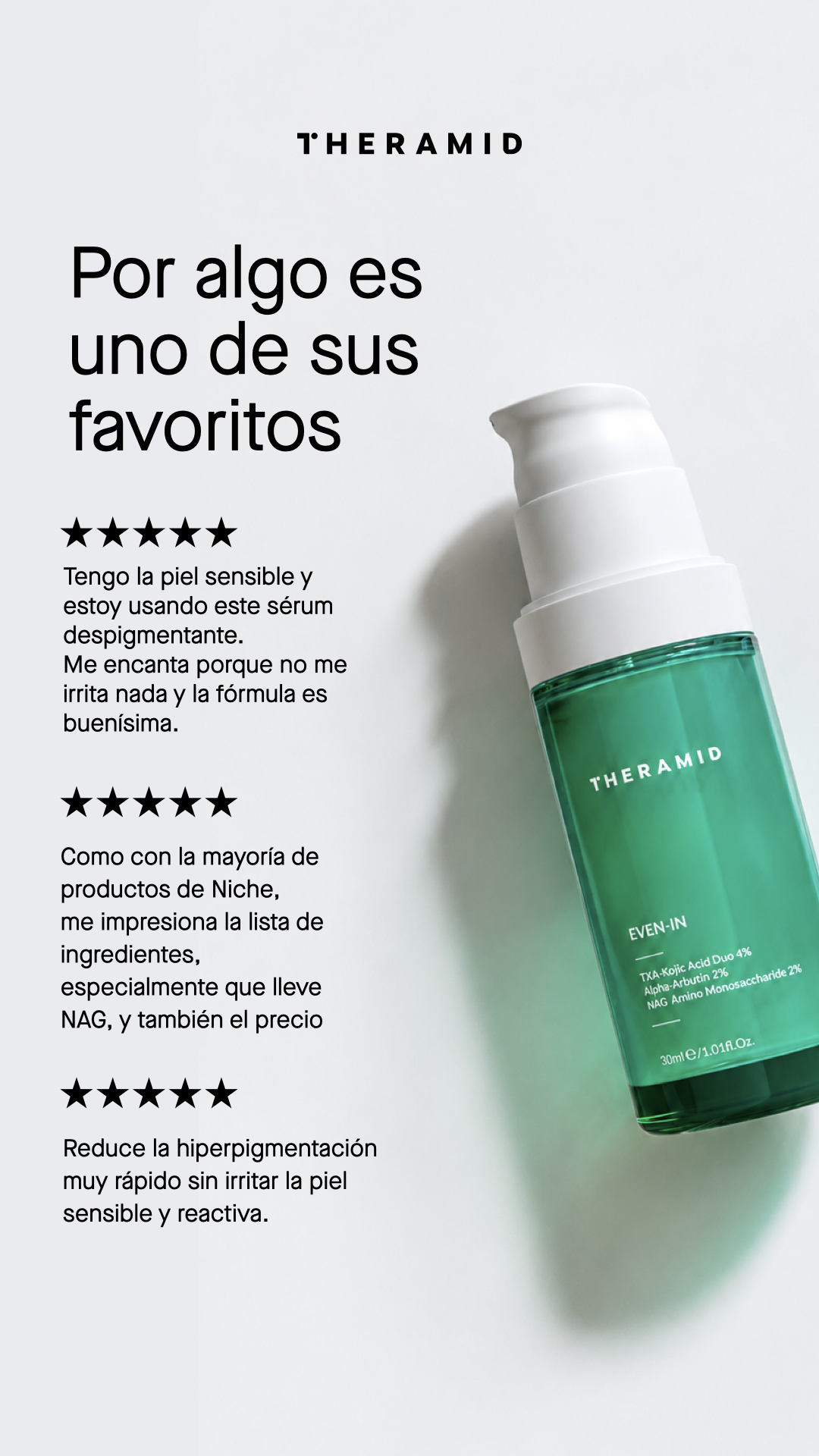 Niche Beauty Lab Facebook ad: La fórmula para unificar el tono.