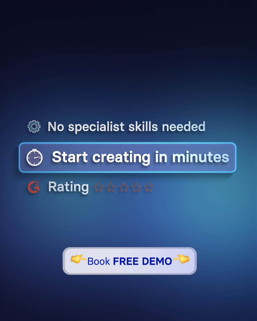 Synthesia Facebook ad: Try it out for FREE now