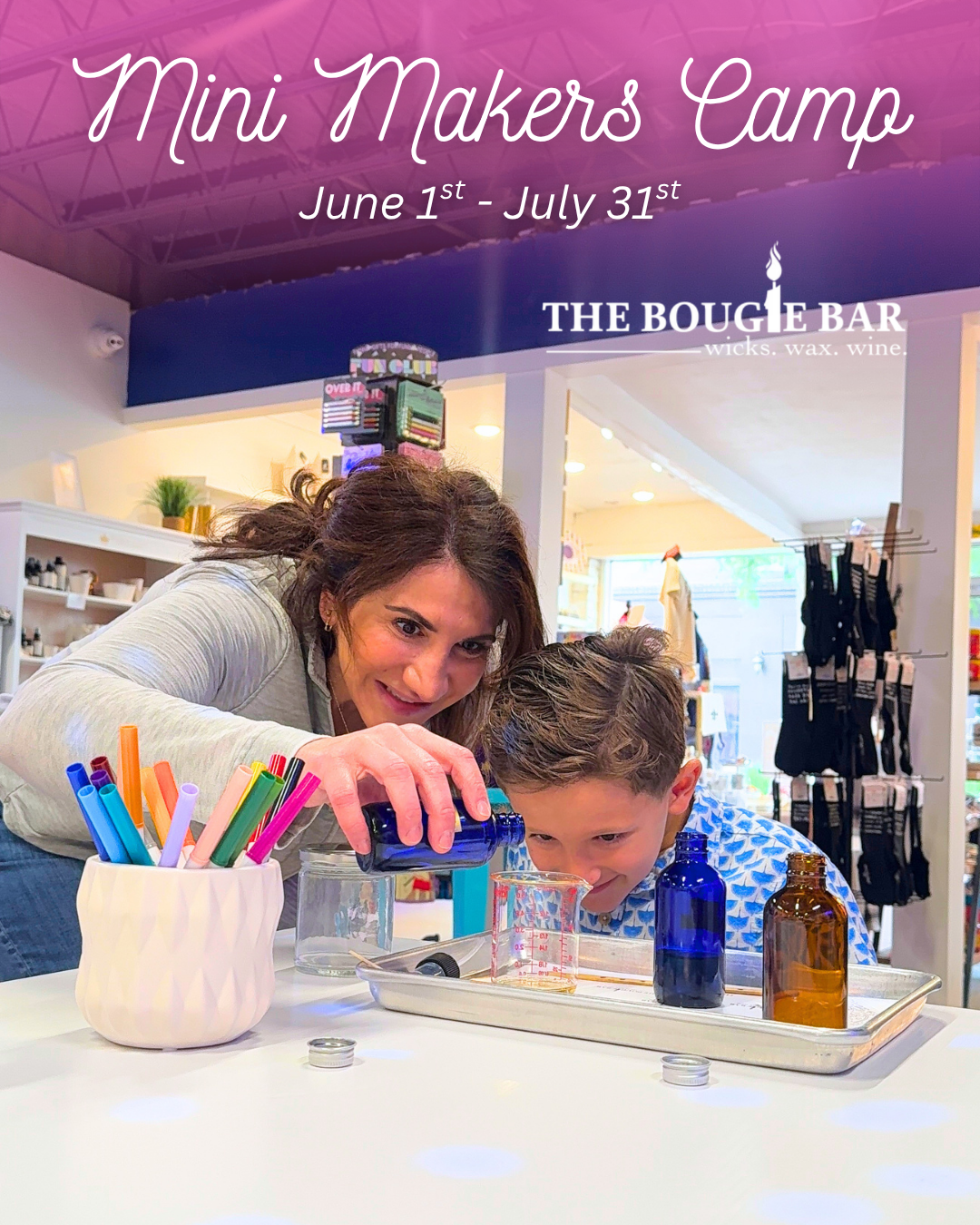 The Bougie Bar - Lafayette Facebook ad: Tiny hands, big creativity.
