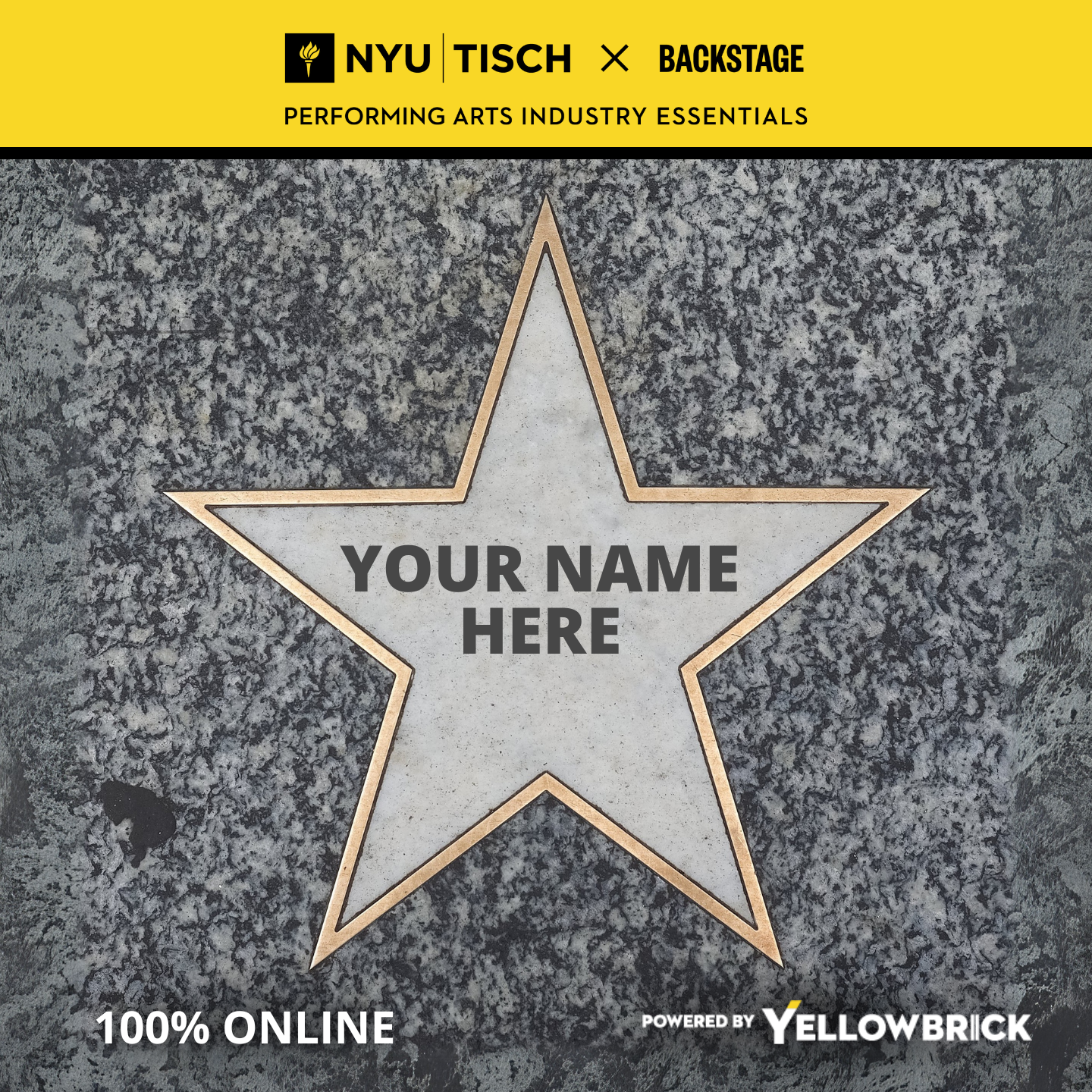 Yellowbrick Facebook ad: Train like a future pro