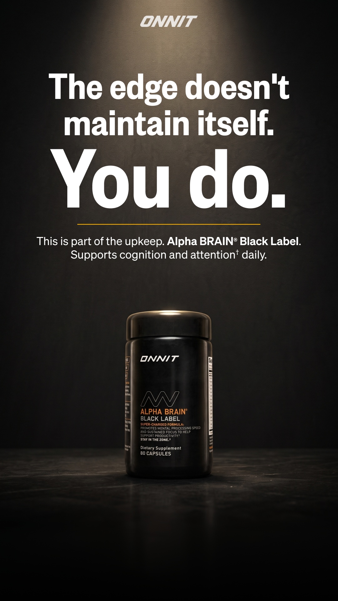 Onnit Facebook ad: Refine Your Flow State