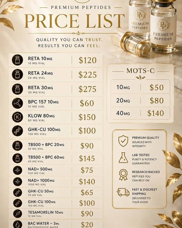 Paul Johnson Facebook ad: Premium Peptide DC
