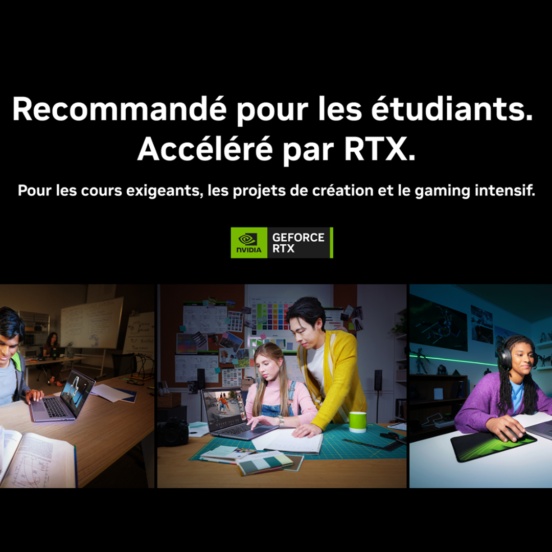 Les Numériques Facebook ad: Les PC gaming passent à la RTX 50