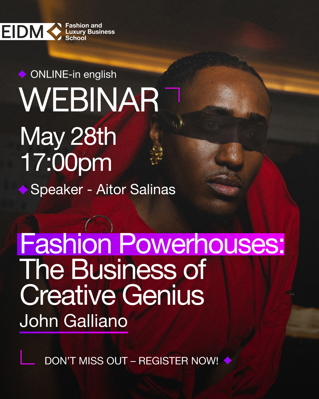 Ace Education Spain Facebook ad: EIDM Fashion Business Webinar