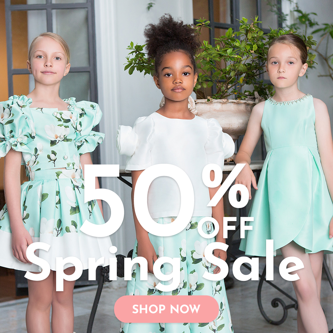 Mama Luma Facebook ad: Spring Sale, 50% off