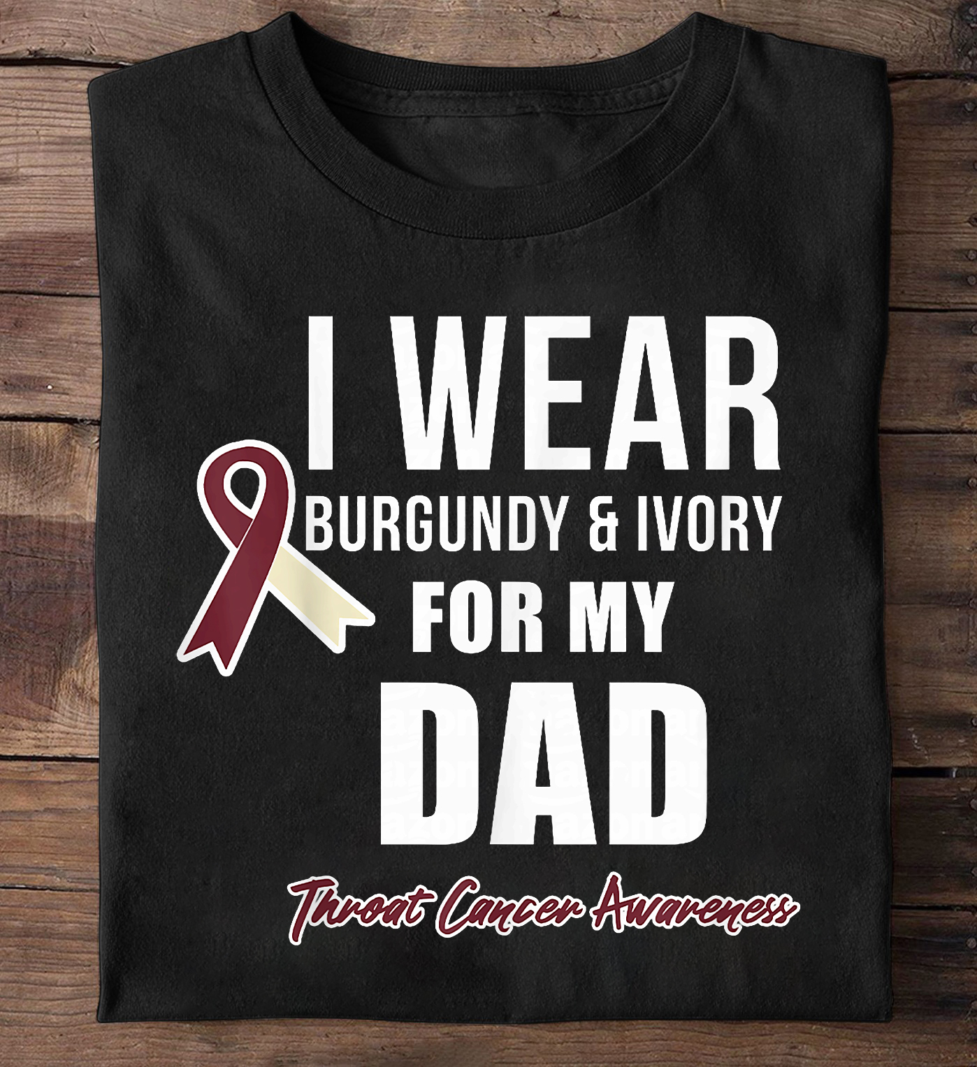 Throat Cancer Awareness Facebook ad: Raise your voice for Throat Cancer Awareness.