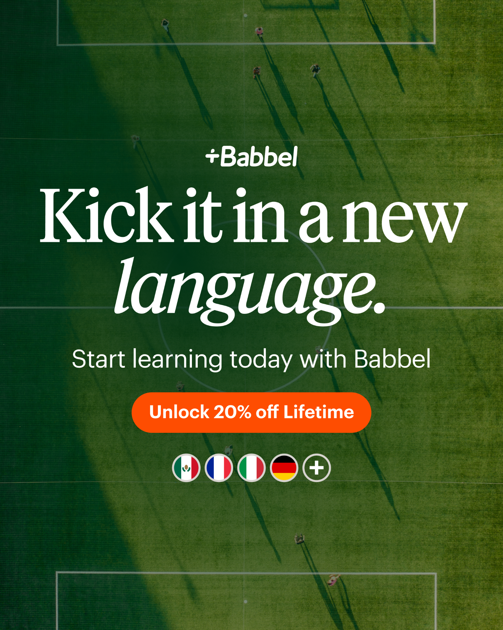 Babbel Facebook ad