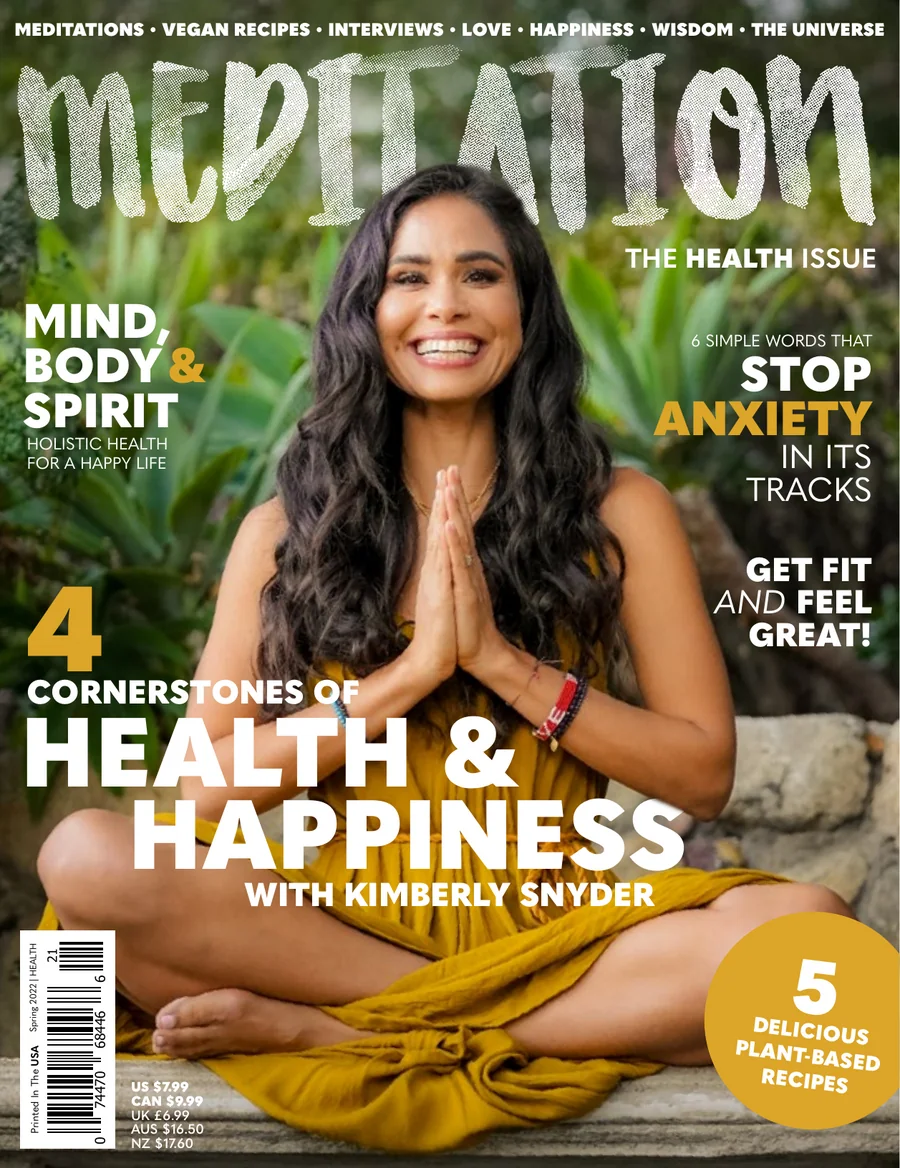 Meditation Magazine Facebook ad: Health, Happiness & Wholeness