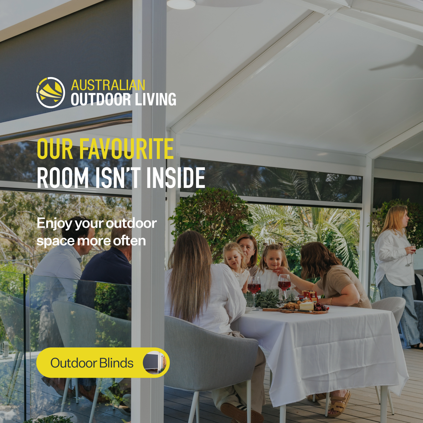 Australian Outdoor Living Facebook ad from Aug 18, 2026