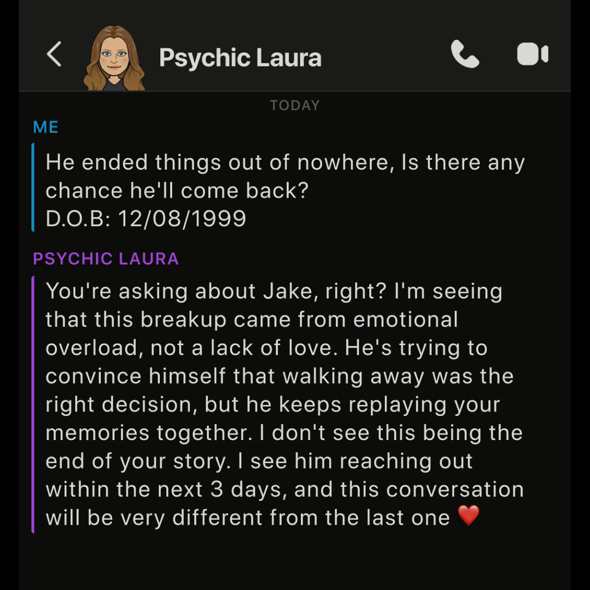 Astrotalk Facebook ad: First Chat Free!