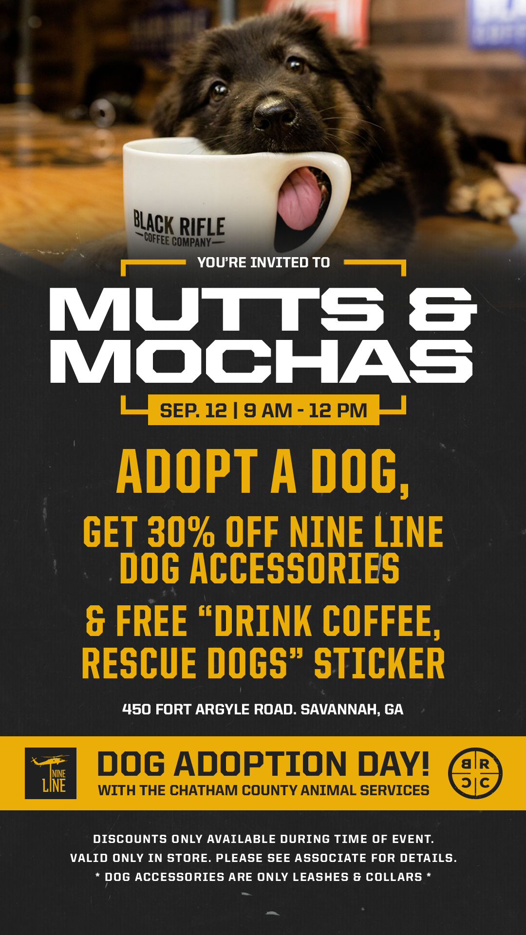 Nine Line Apparel & Black Rifle Coffee Savannah Facebook ad
