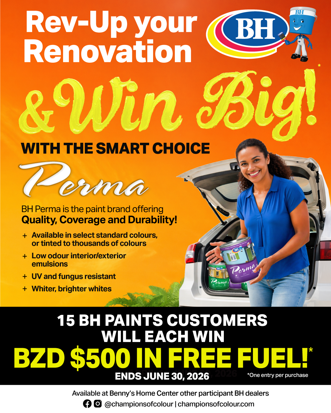 Caribbean Champions of Colour Facebook ad from May 7, 2026