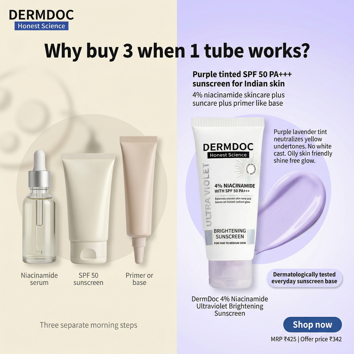 Purplle Facebook ad