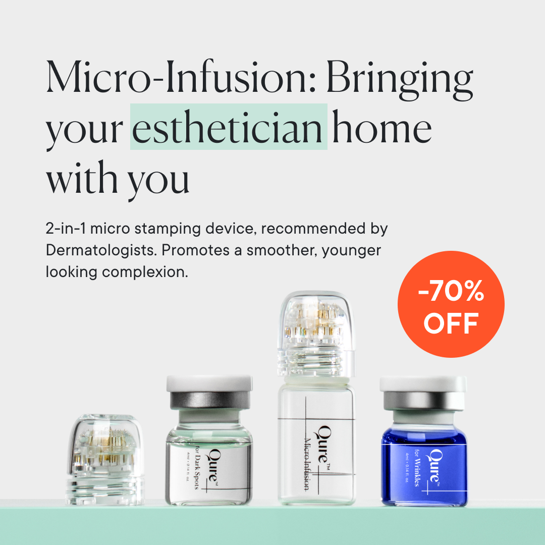Qure Skincare Facebook ad