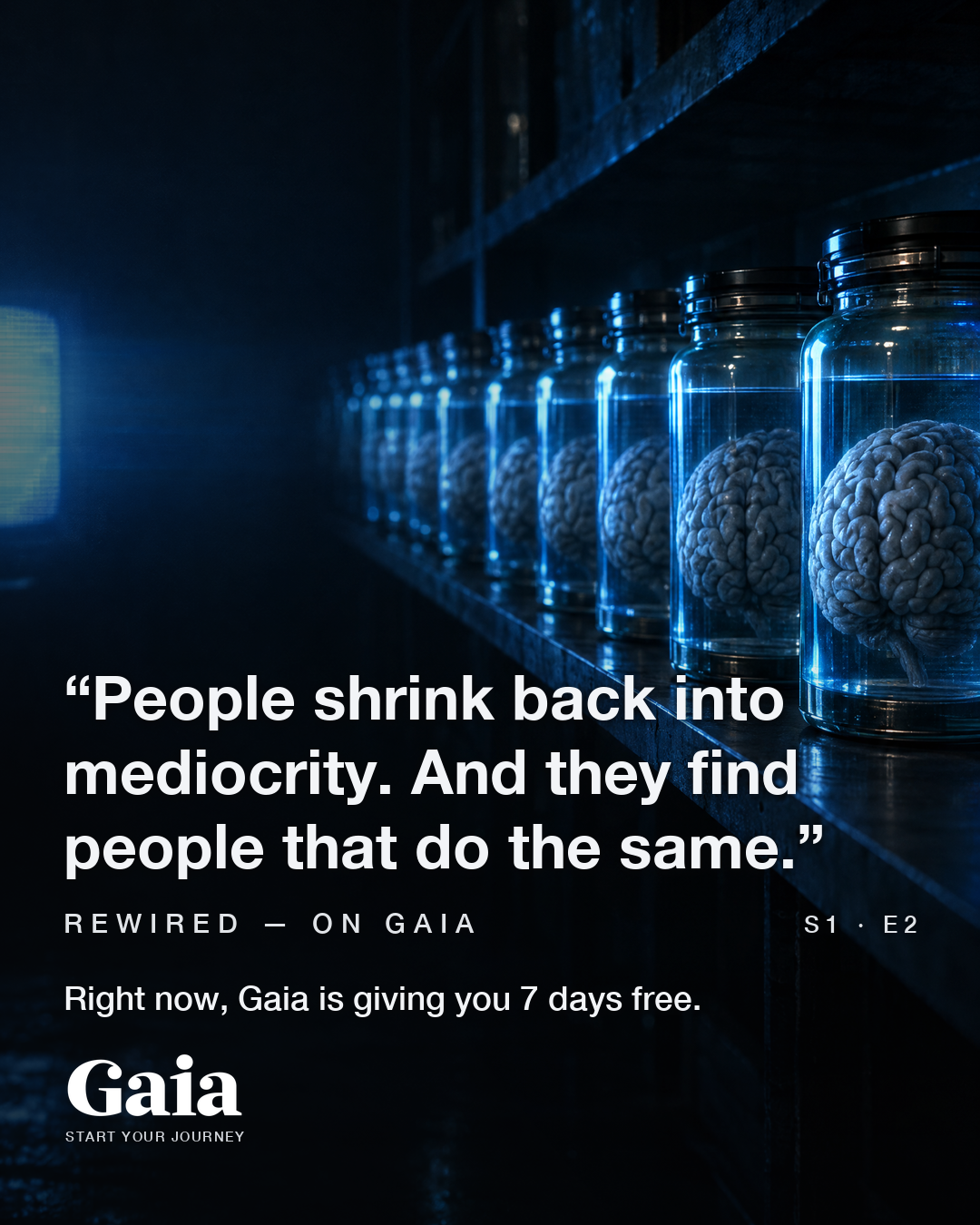 Gaia Facebook ad: Rewired: What Is Change?