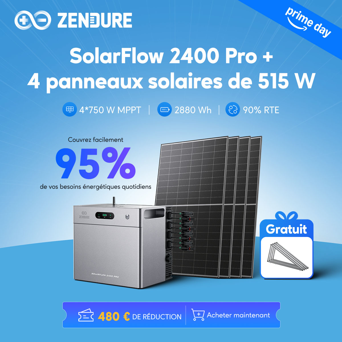 Zendure France Facebook ad