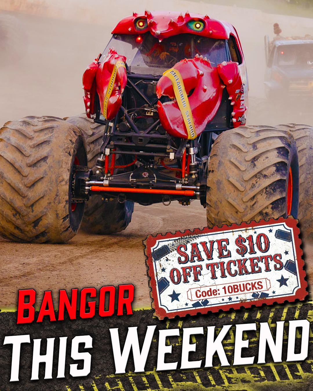 All Star Monster Truck Tour Facebook ad