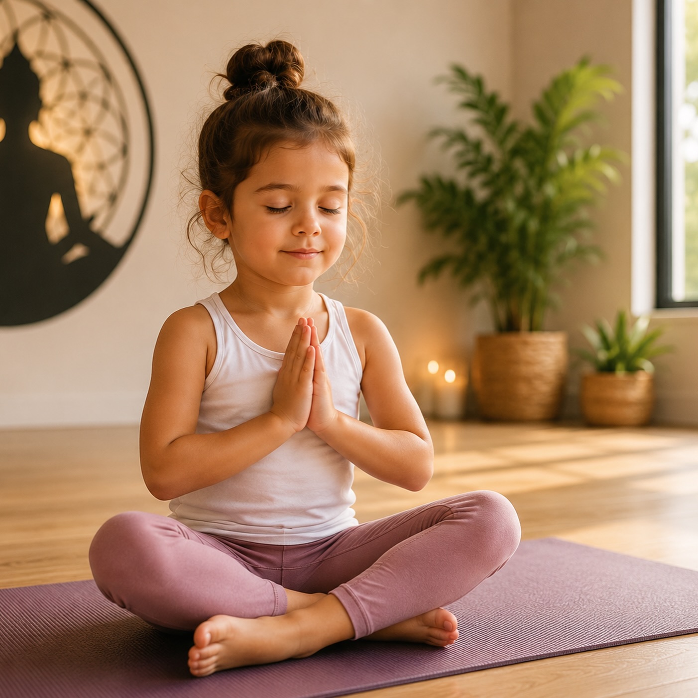 ZenVida Yoga & Fitness Studio Facebook ad: Little Lotus Kids Yoga is coming to ZenVida!