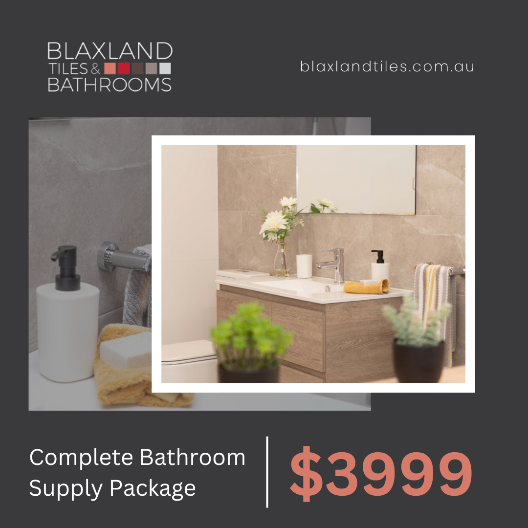 Blaxland Tiles and Bathrooms Facebook ad: Bathroom reno: affordable + quality