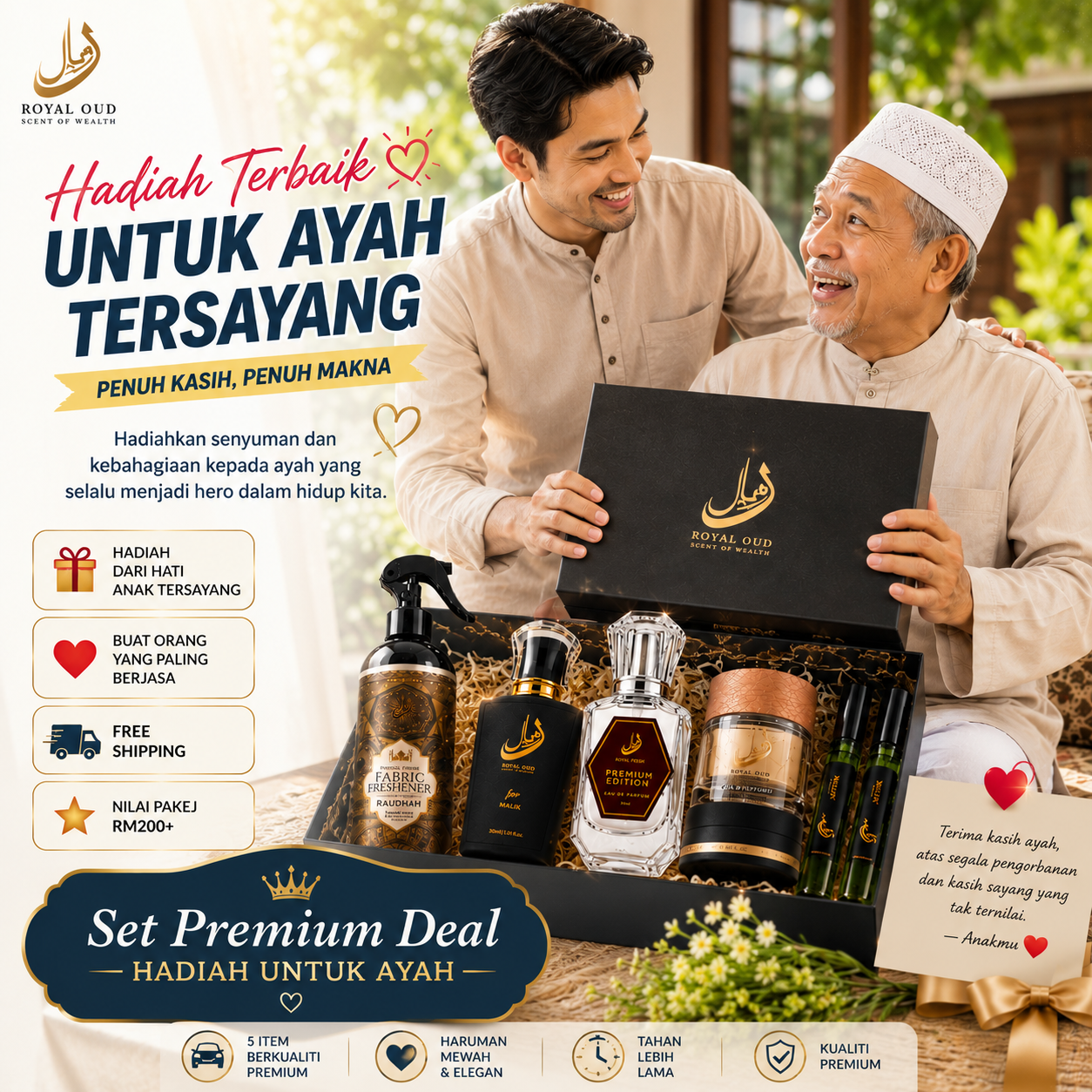 Royal Oud - Perfume Oud Premium Facebook ad