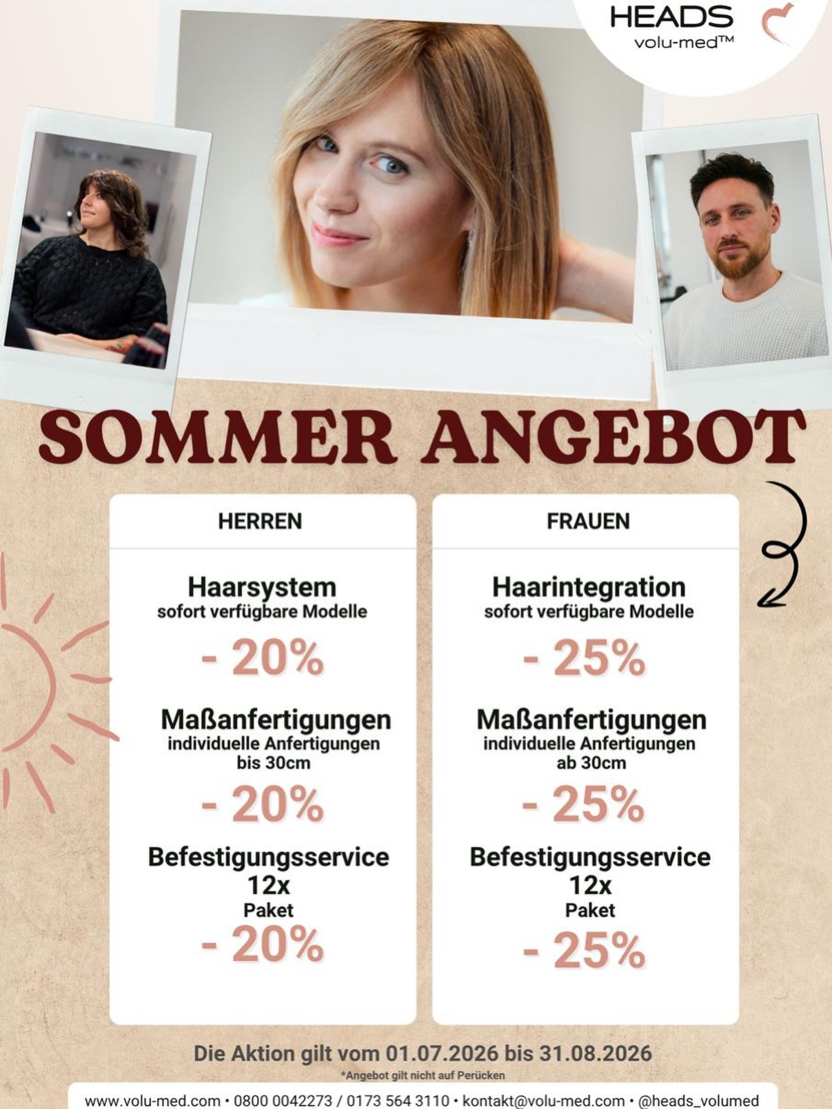 HEADS volu-med Facebook ad