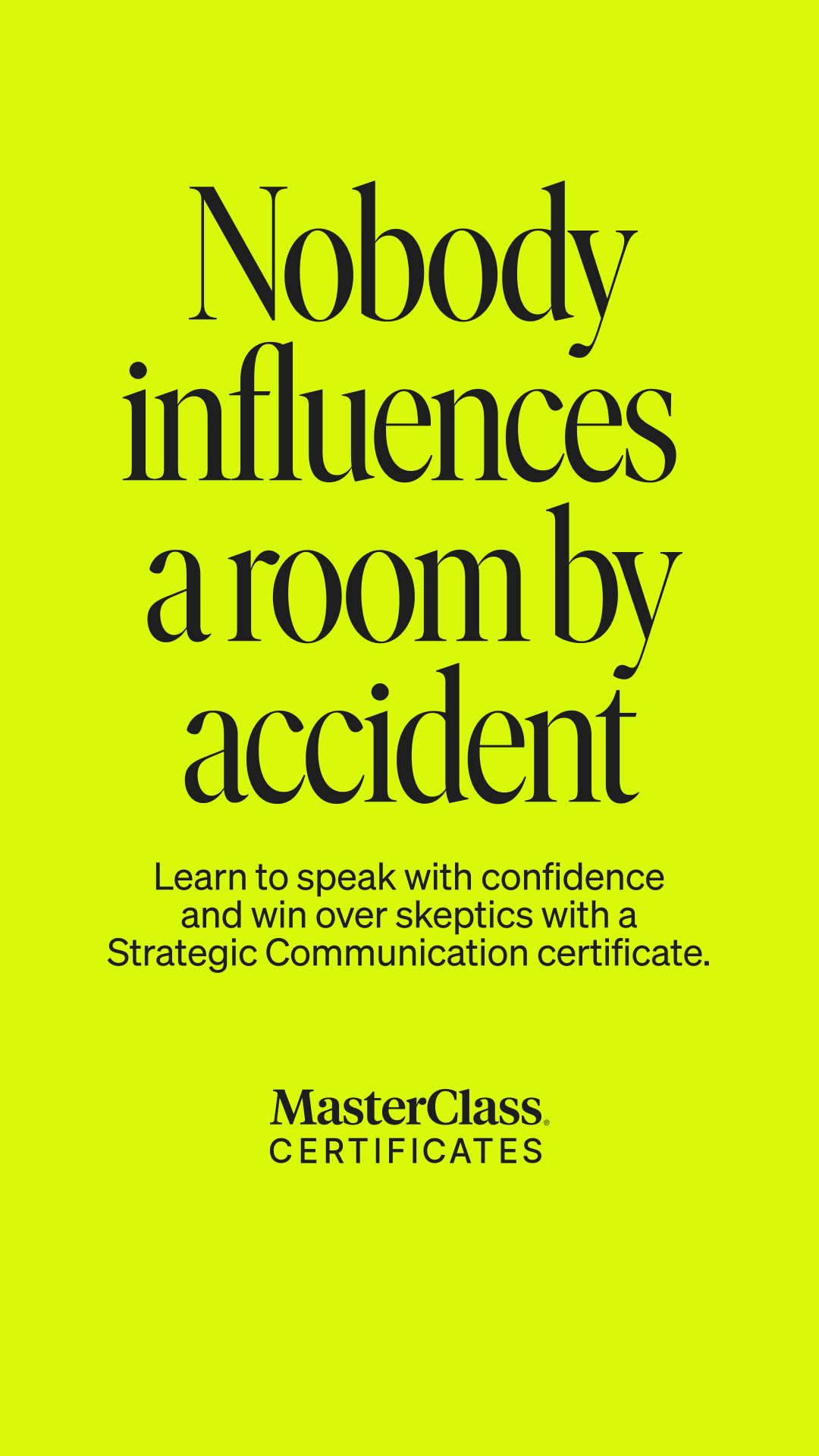 MasterClass Facebook ad
