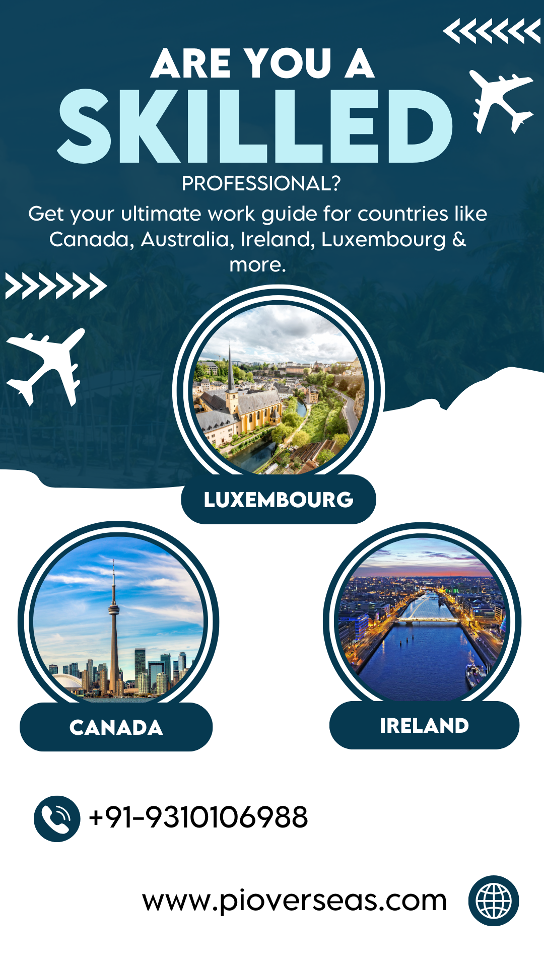 Pioverseasvisa Facebook ad