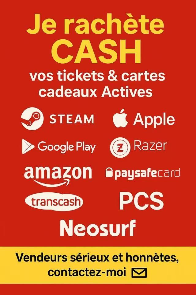 Coke gift card recycler Facebook ad: Je rachète toutes vos cartes cadeaux actives…