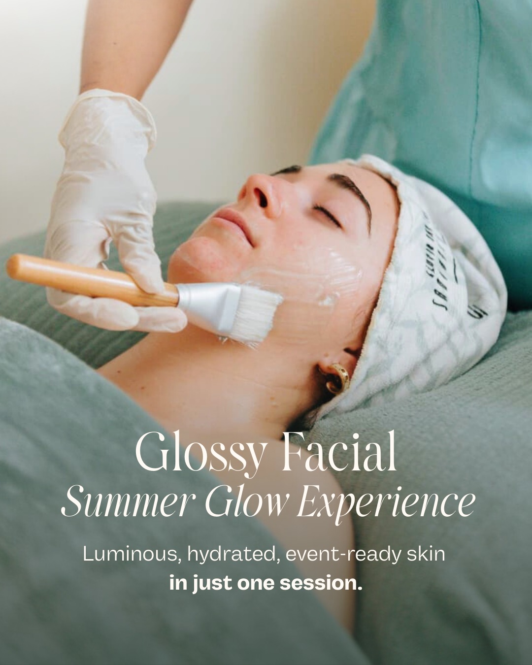 The Glorious Spa & Beauty Facebook ad from Feb 12, 2026