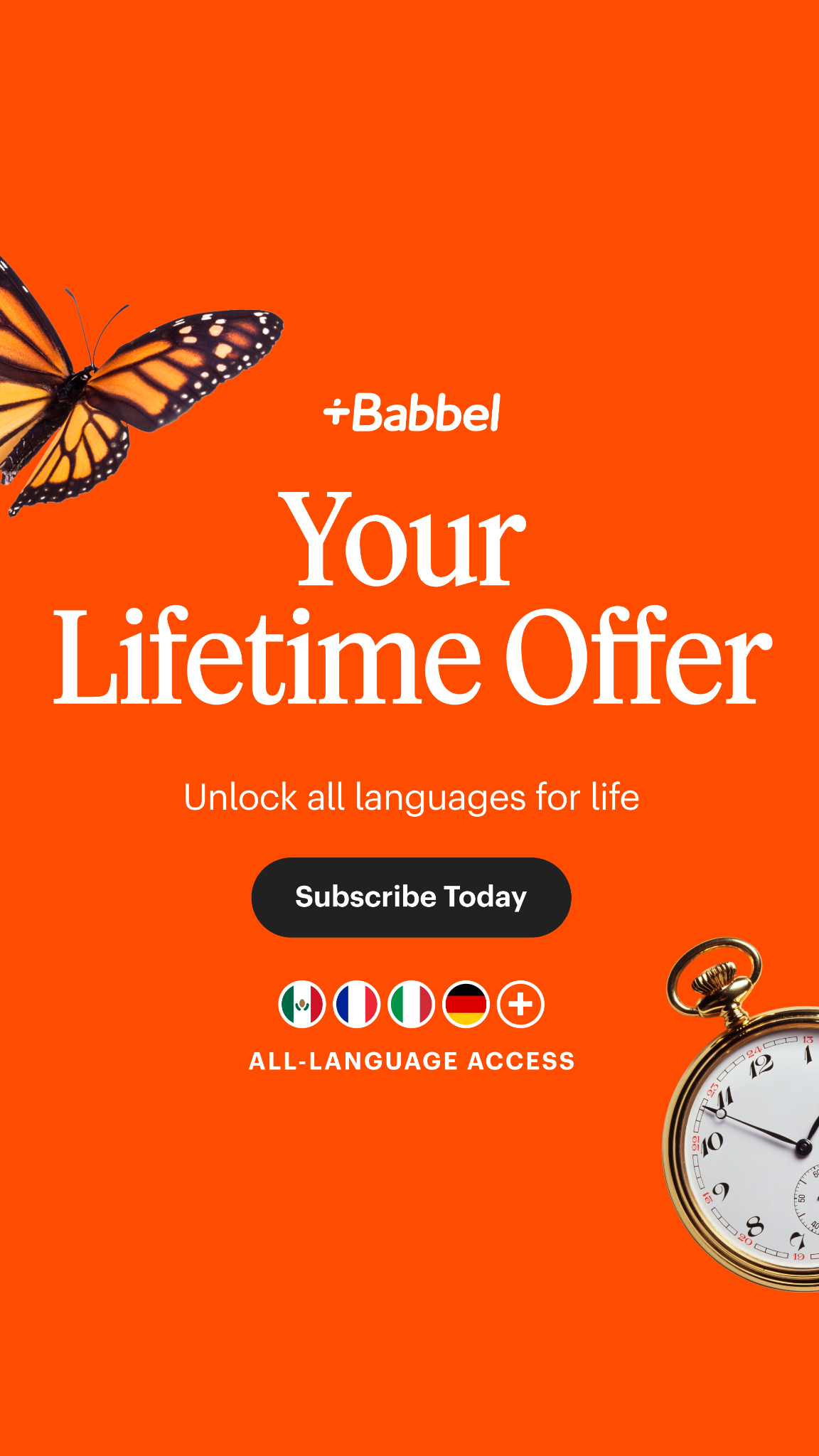 Babbel Facebook ad