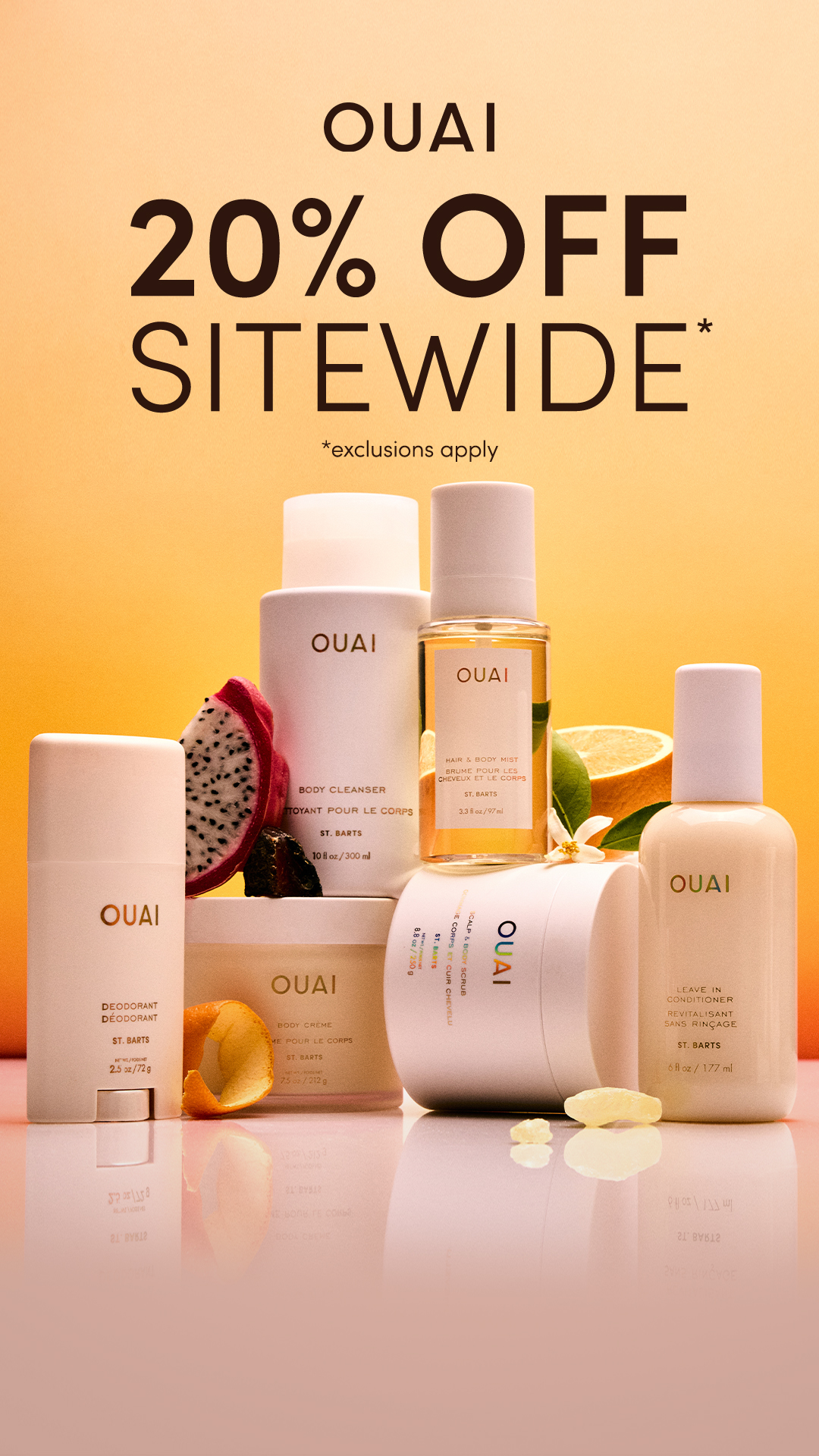 OUAI Facebook ad