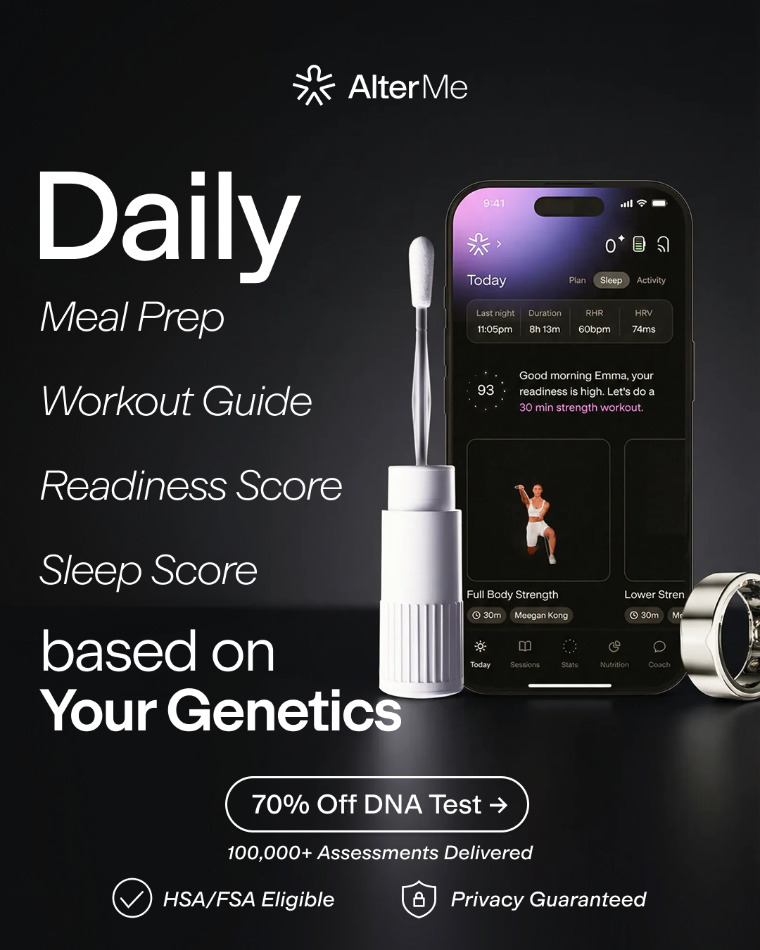 AlterMe Facebook ad