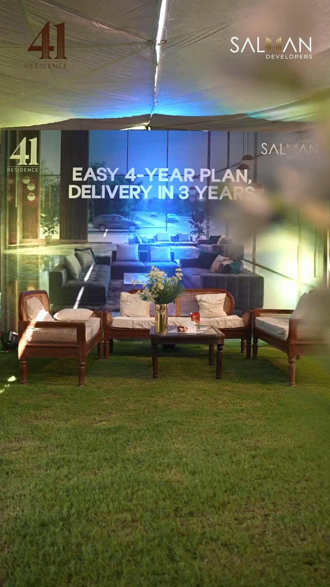 Salman Developers Pvt. Ltd. Facebook ad: Property Tumhari, Zimmedaari Hamari.