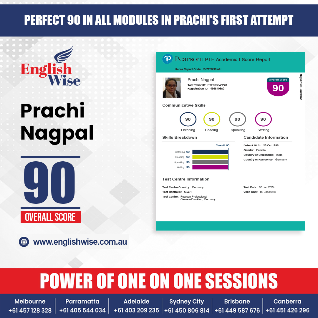 English Wise- PTE, IELTS, NAATI and OET Experts Facebook ad: 𝐍𝐨 𝟏 𝐈𝐧𝐬𝐭𝐢𝐭𝐮𝐭𝐞 𝐟𝐨𝐫…