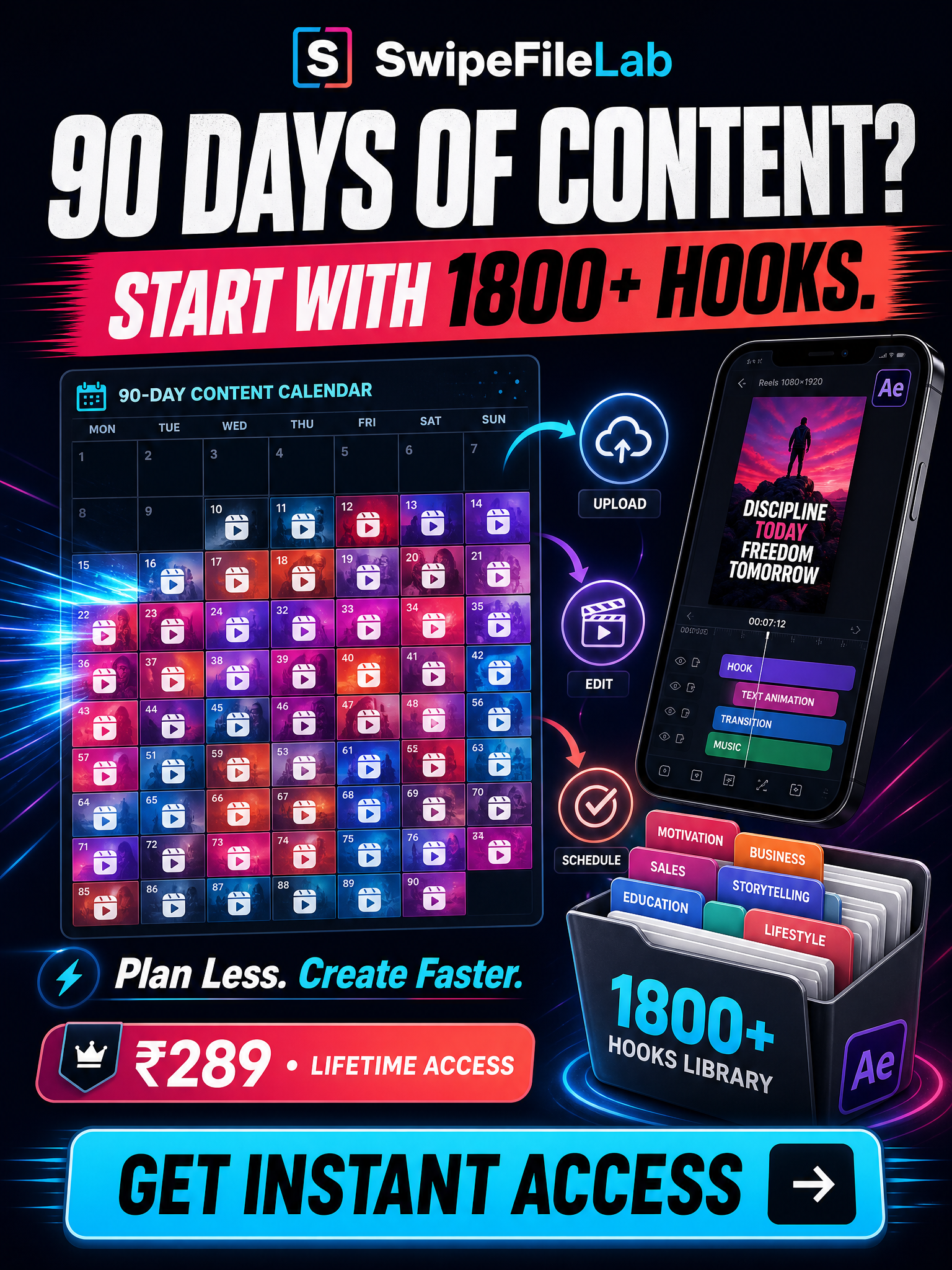 Swipefilelab Facebook ad: Limited Time Offer Rs. 289/- Only