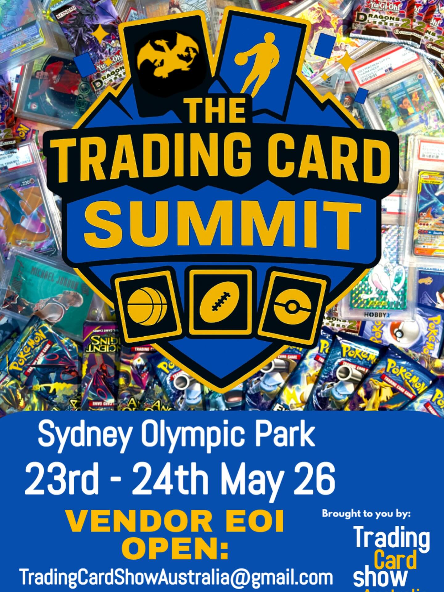 Trading Card Show Australia Facebook ad