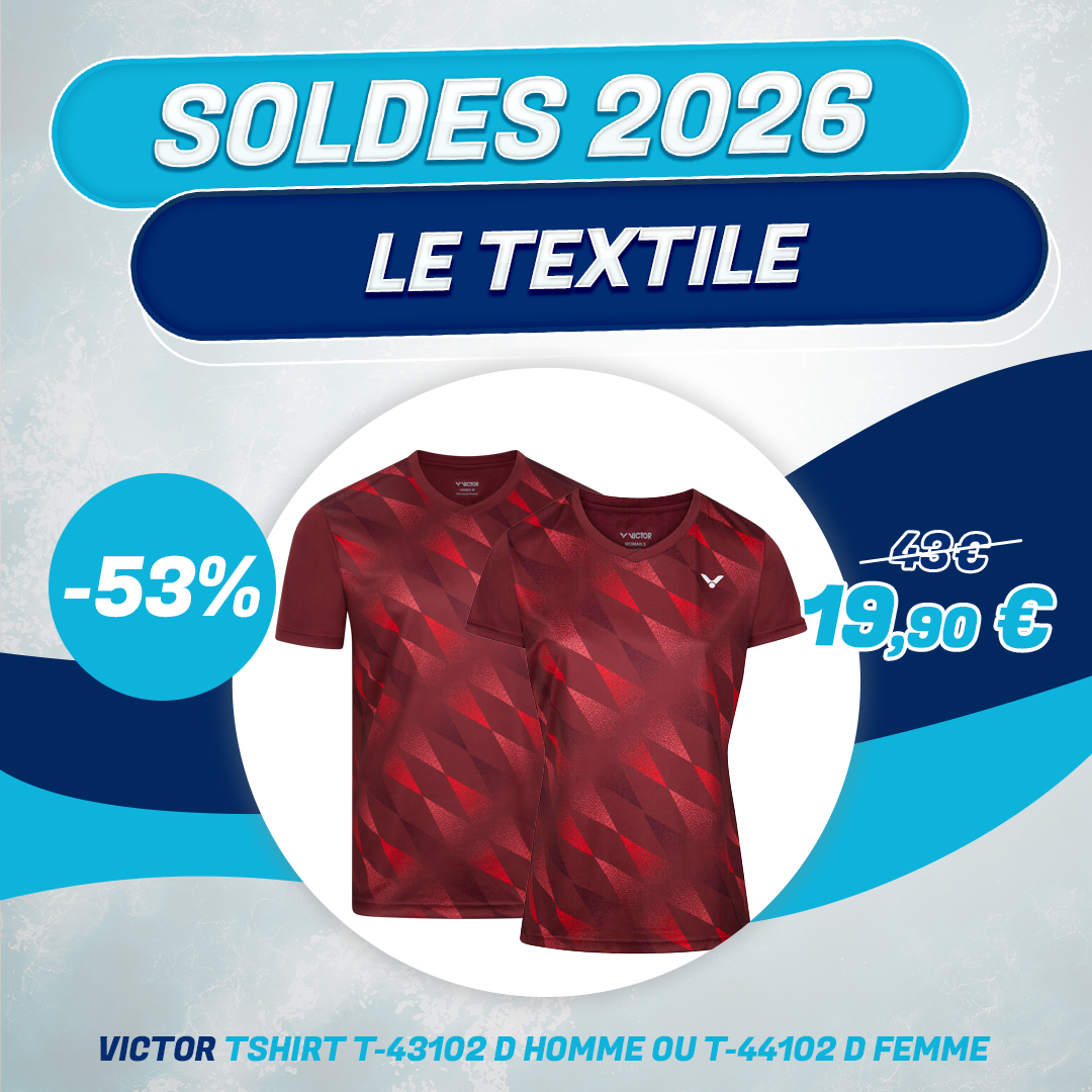 Esprit Badminton Facebook ad: SOLDES ÉTÉ 2026: Nos meilleurs produits!