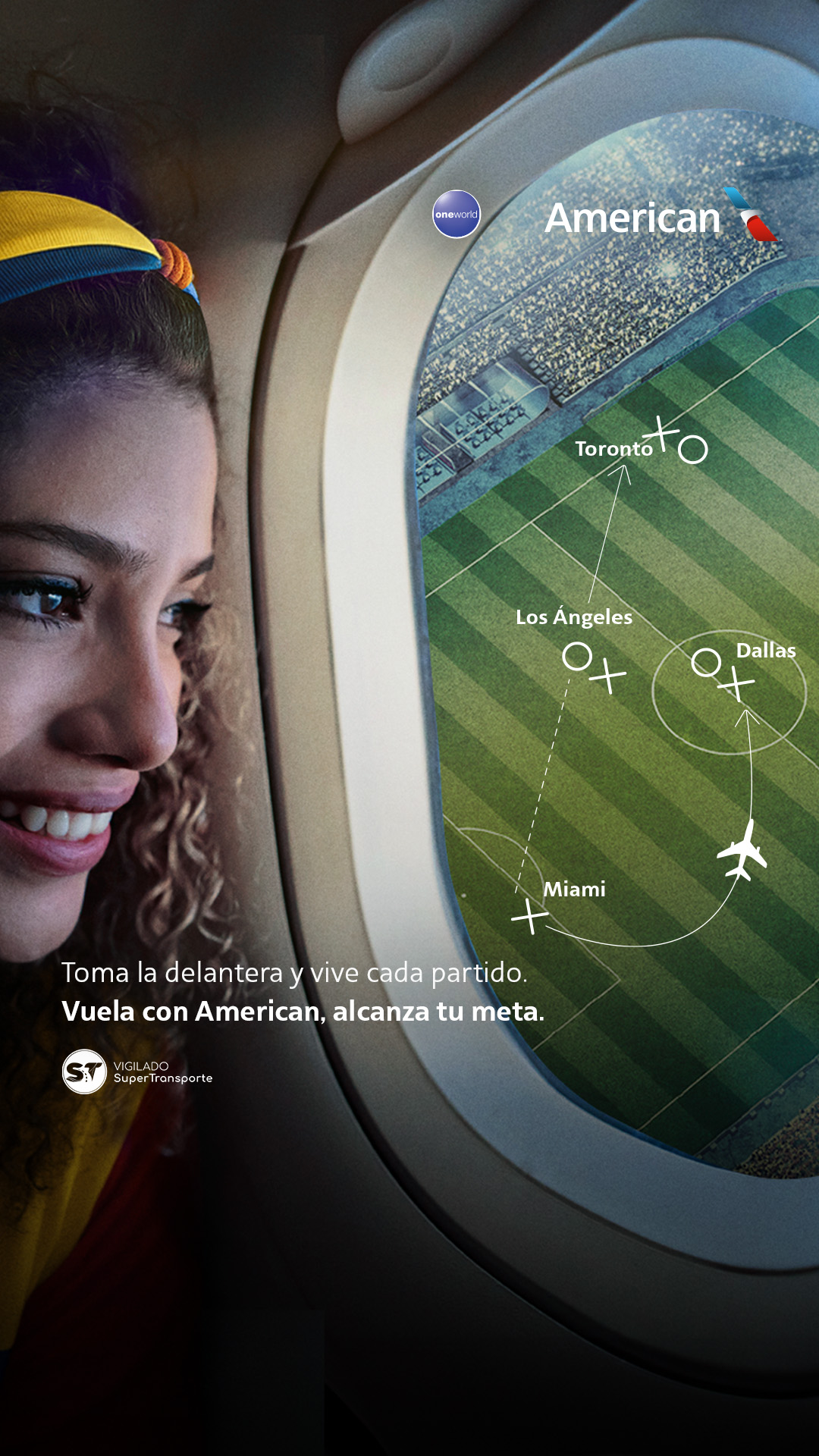 American Airlines Facebook ad